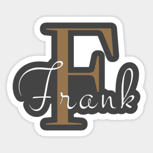 I am Frank Sticker